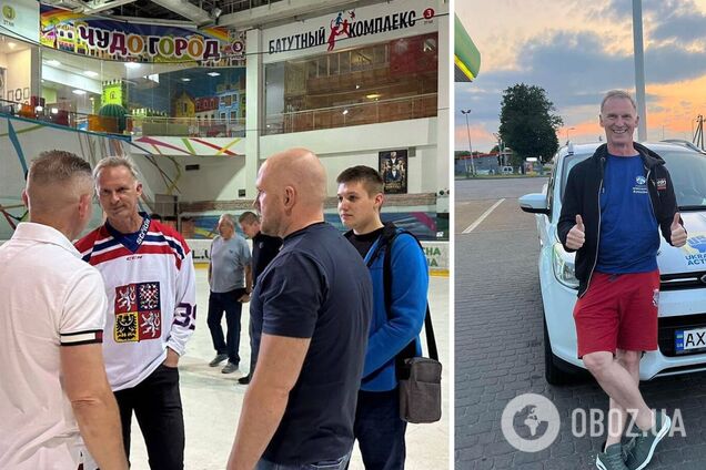 'Очень рад. Поддерживаю': легенда хоккея приехал в Украину и на русском обратился к украинцам