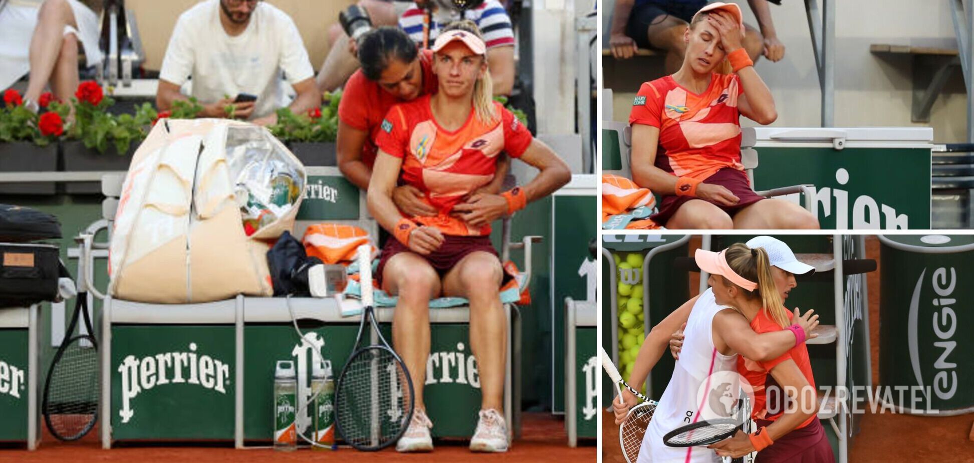 Украинка не смогла доиграть матч на 'Ролан Гаррос': ей вызывали врачей