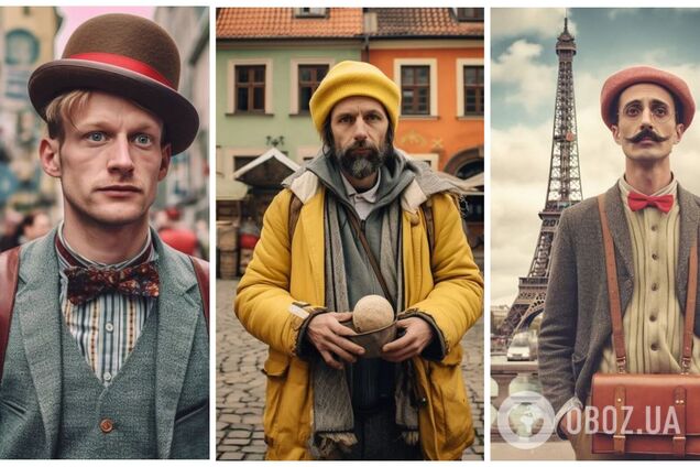 Який вигляд мають стереотипні українець, поляк і француз: нейромережа показала фото