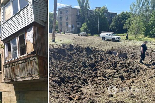 Оккупанты сбросили авиабомбы на центр Торецка: есть пострадавшие. Фото