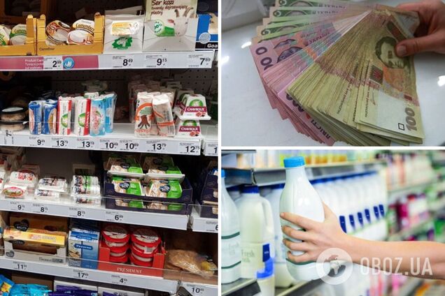 Сравнение цен на молочные продукты в Польше и Украине