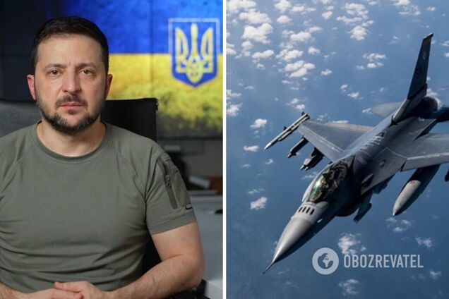 'Графіка немає': Зеленський дорікнув партнерам, які затягують із тренуванням українців на F-16