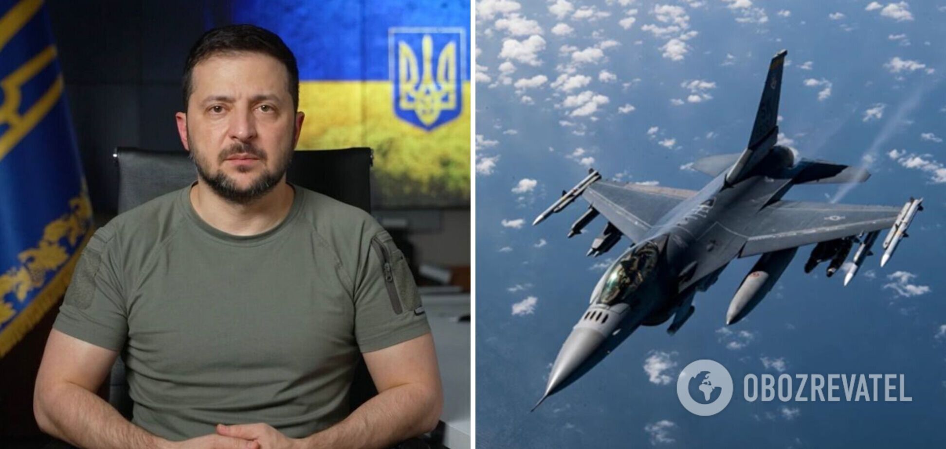 Владимир Зеленский призвал ускорить процесс передачи F-16