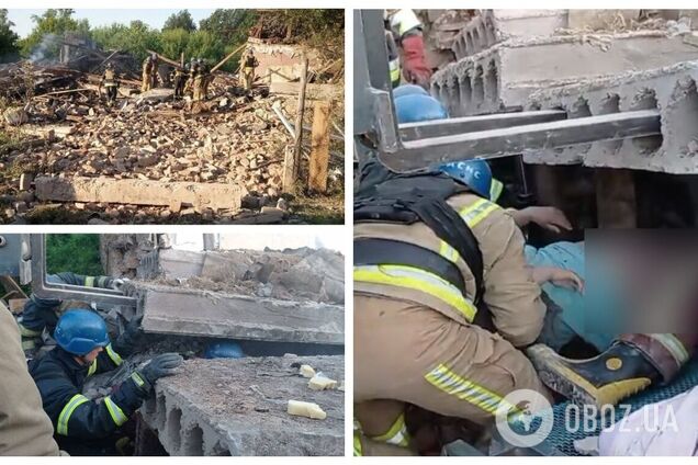 В Сумской области вражеский дрон попал в частный дом: два человека погибли, один ранен. Фото