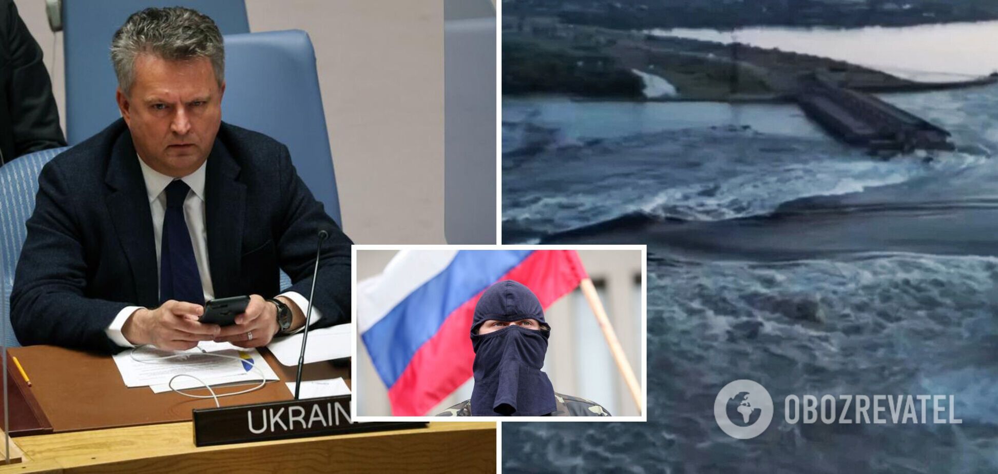 'Россия должна заплатить за все последствия своих преступлений': Кислица в ООН призвал осудить российскую атаку на Каховскую ГЭС