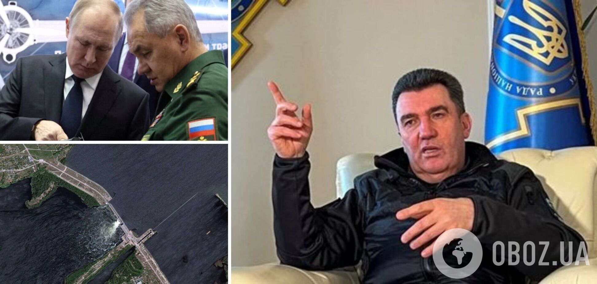 'Команда видавалася з Кремля': Данілов заявив, що окупанти підірвали Каховську ГЕС за вказівкою Путіна