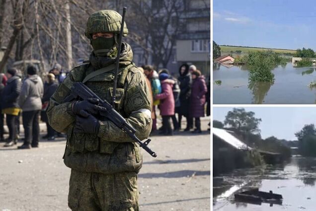 Стреляют и бросают гранаты в людей: оккупанты не дают украинцам эвакуироваться из подтопленных районов левобережья Херсонщины. Видео
