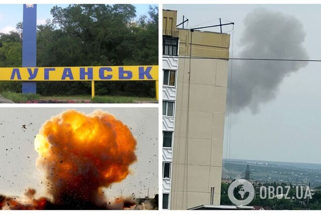 В оккупированном Луганске 'бавовна', поднялся дым: говорят о прилете по заводу, где ремонтировали технику захватчики. Фото и видео