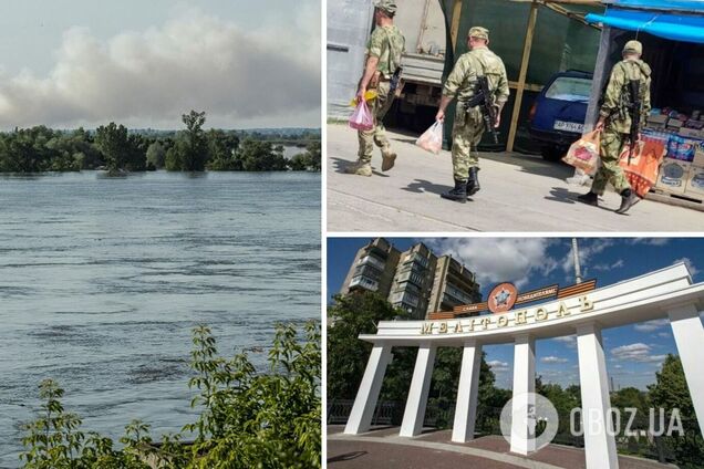 В Мелитополе после подрыва Каховской ГЭС началась паника среди оккупантов: переодеваются в гражданское и скупают продукты – СМИ