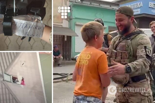 'Эвакуация будет. Санта': аэроразведчик встретился с семьей из Олешек, которую помог спасти. Трогательное видео