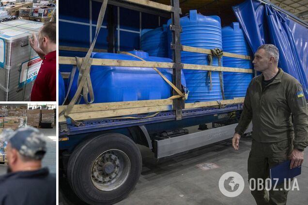 Кличко: Київ відправляє ще одну партію допомоги Херсону та підтопленим районам Дніпропетровщини. Фото