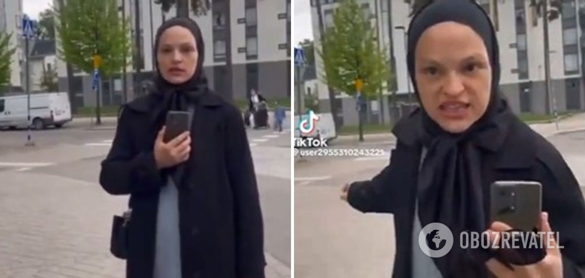 'Українці гасять вас, як собак': чеченка 'рознесла' роcіян у Фінляндії. Відео