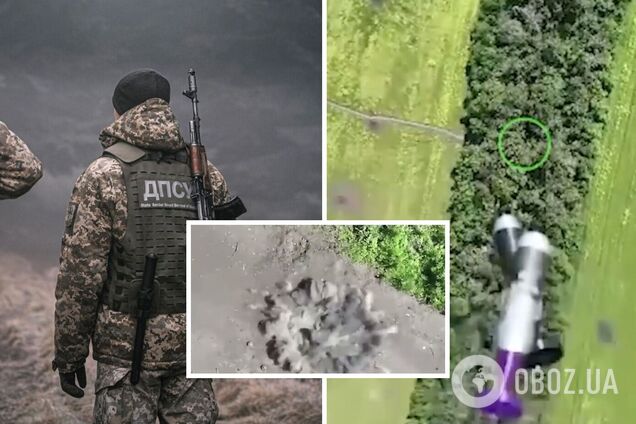 Два в одном: украинские пограничники под Бахмутом уничтожили российские минно-взрывные заграждения вместе с пехотой. Видео