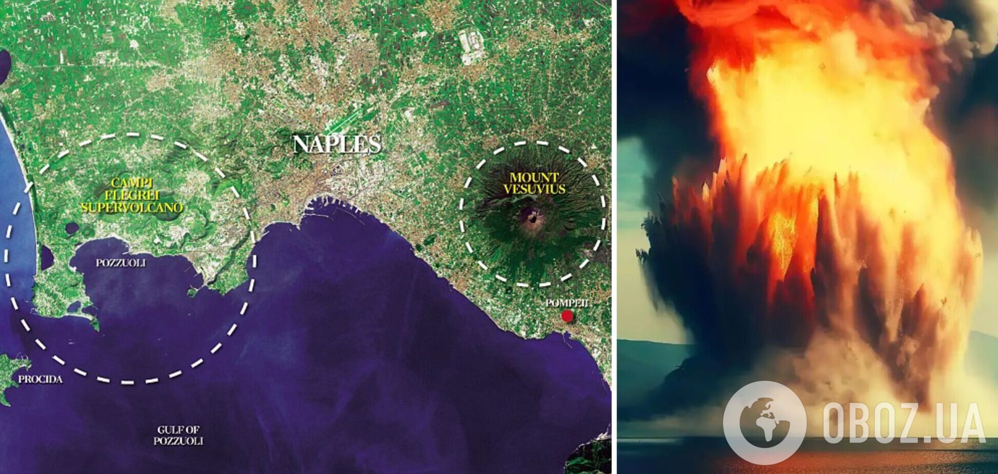 В Італії може вибухнути супервулкан Кампі Флегрей, останнє виверження якого було майже 500 років тому