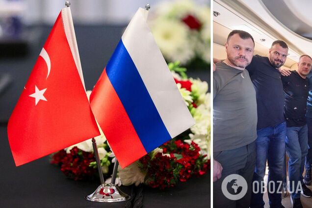'Турция становится недружественной страной': в РФ устроили истерику из-за возвращения в Украину командиров защитников 'Азовстали'
