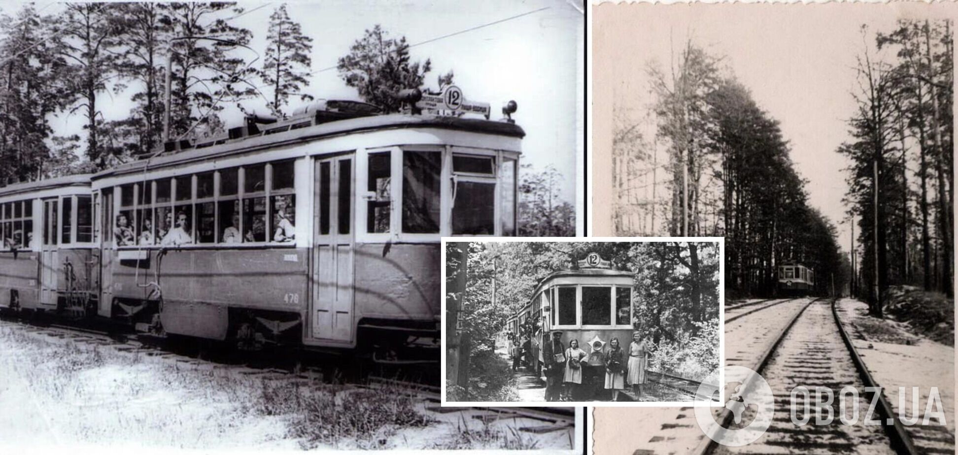 Трамвай їздить з Пуща-Водиці на Поділ