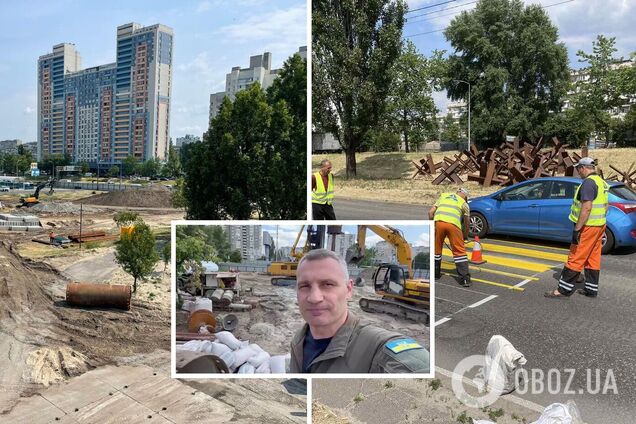 Будівництво шляхопроводу на Оболоні триває