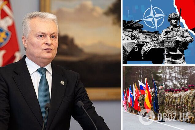 Президент Литвы предложил создать базы НАТО у границ РФ и указал на уязвимость Путина