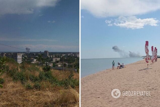 ВСУ нанесли удары по оккупантам в районе Бердянской косы. Фото