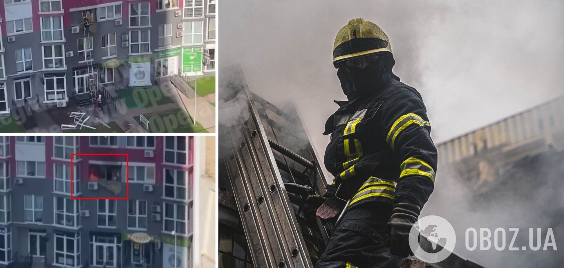 Спасатели оперативно прибыли и приступили к тушению пожара