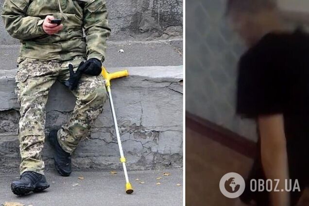 На Черкасщине 21-летний парень избил инвалида войны: побратимы воина заставили извиняться на коленях. Видео