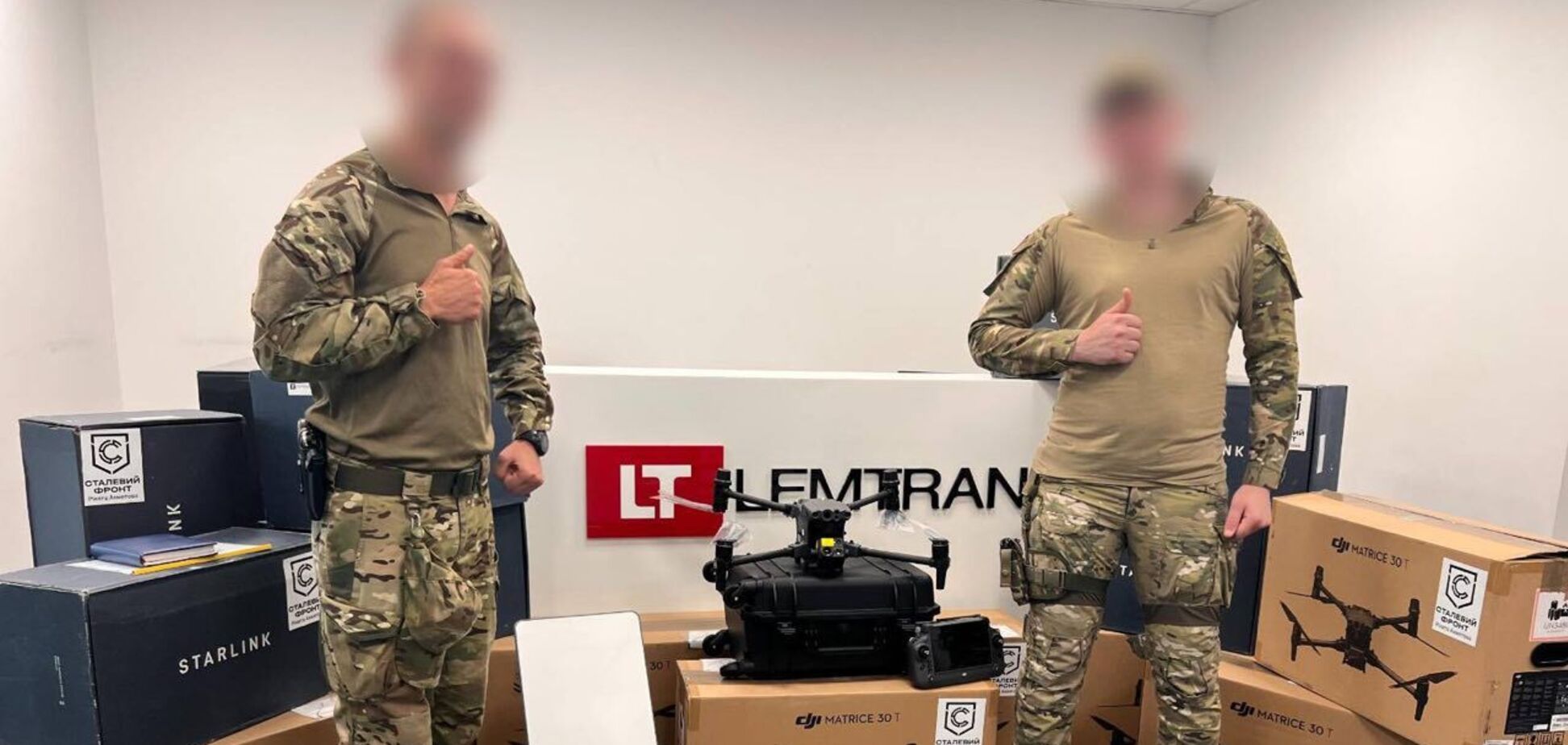 Украинские бойцы получили от 'Стального фронта' партию дронов и техники на 3,3 млн грн