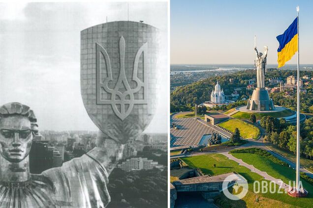 Радянську символіку демонтують із щита монумента