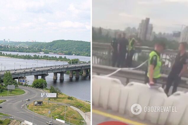 Трагедия произошла на мосту Патона