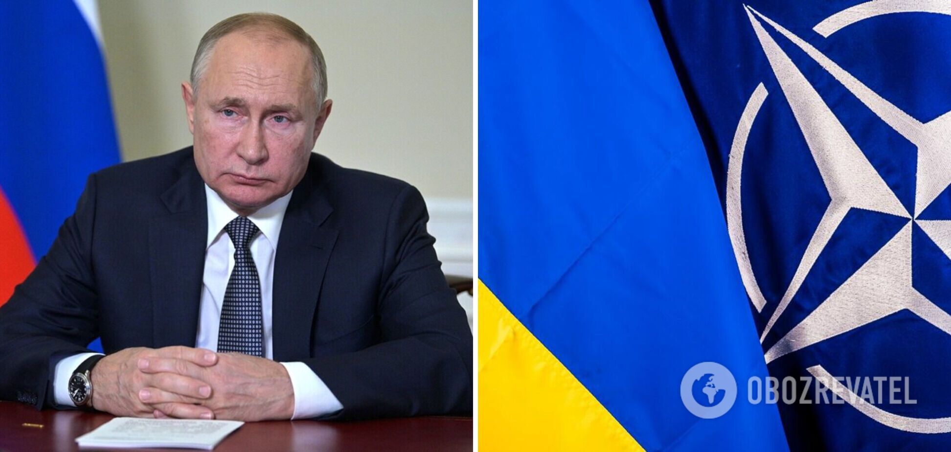 'Створює загрозу': Путін знову злякався вступу України в НАТО та розмріявся про 'гарантії безпеки' для РФ
