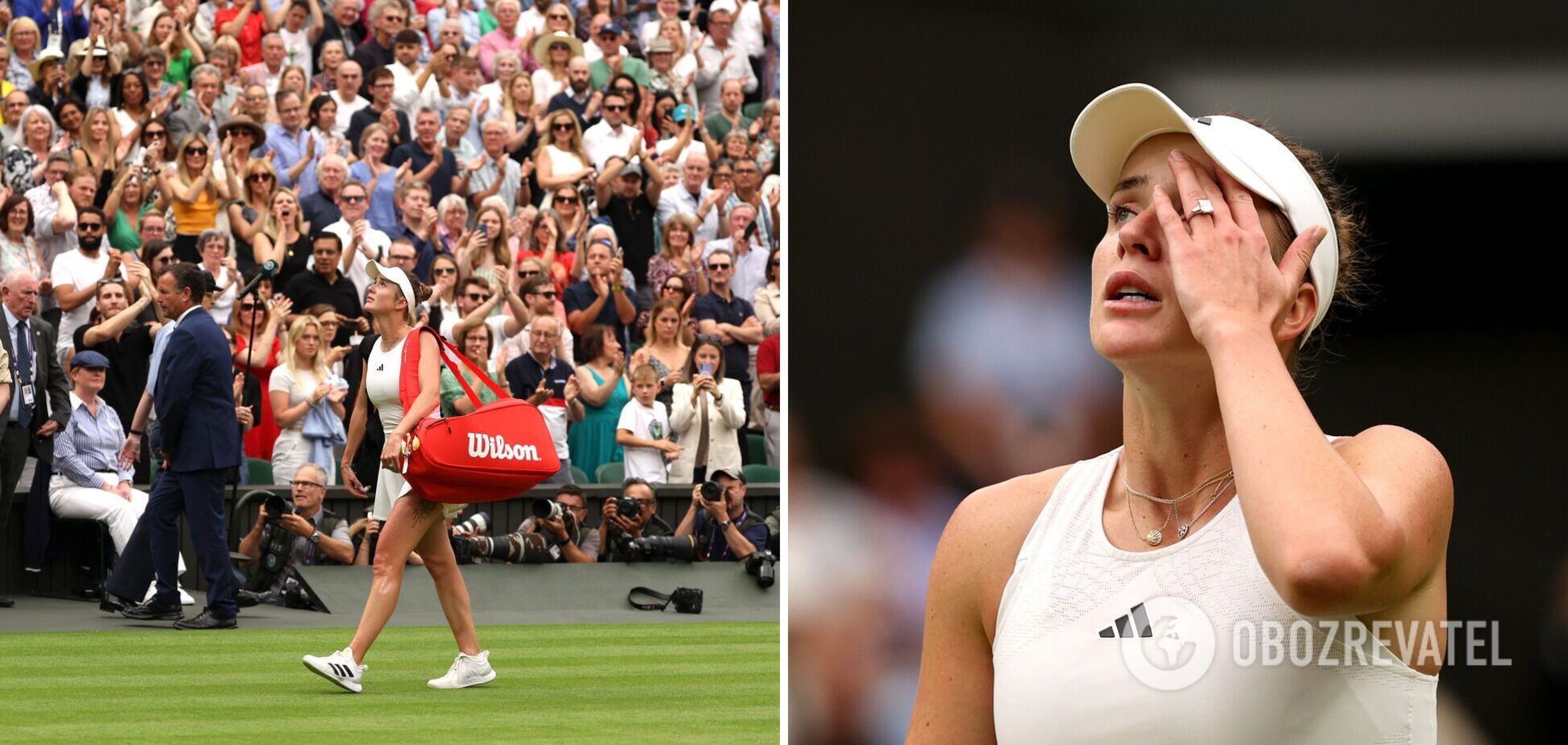 Свитолина в слезах покинула центральный корт на Wimbledon. Видео