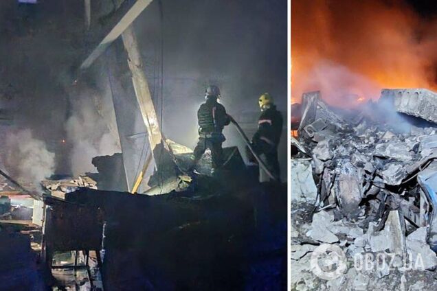 Оккупанты ночью нанесли удар по Кривому Рогу, есть разрушения: пострадал мужчина. Фото