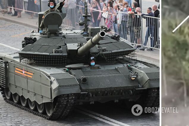Маскировка не помогла: военные контрразведчики СБУ сожгли танк Т-90М и другую технику оккупантов. Видео