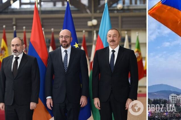 Лидеры Азербайджана и Армении прибыли в Брюссель для переговоров по Карабаху