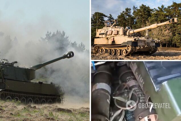 З'явилося відео роботи САУ М109 на війні в Україні