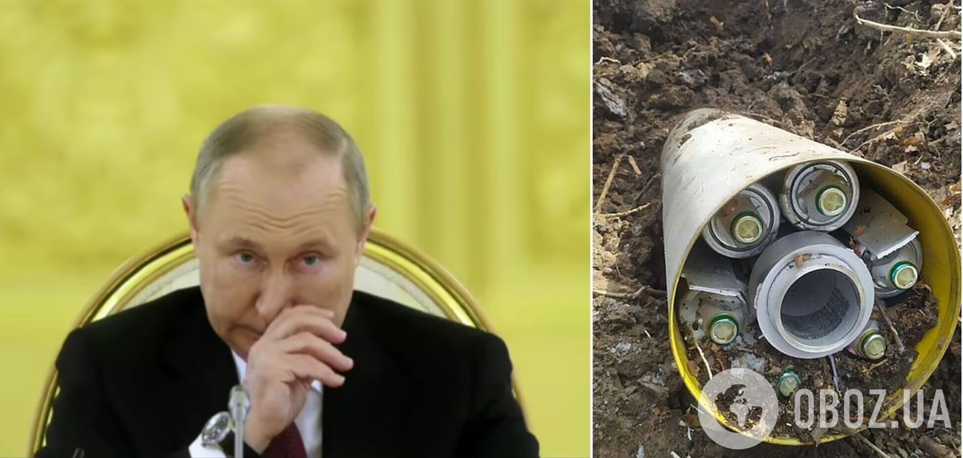 Путин снова цинично лжет: Россия сотни раз использовала кассетные бомбы в Украине