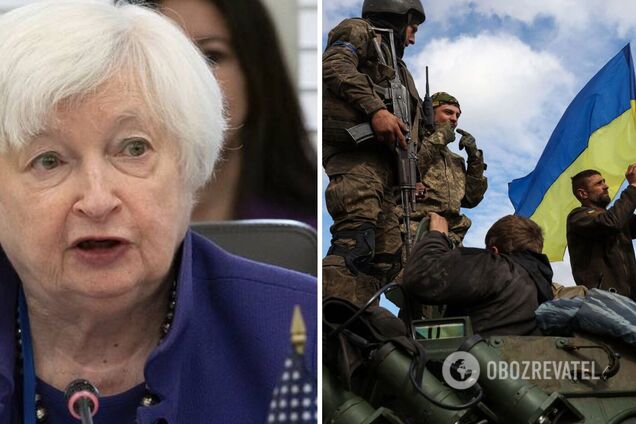 Очільниця Мінфіну США закликала подвоїти підтримку України