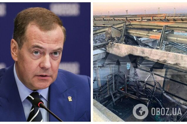 'Это уже за красной линией или нет?' Россияне в истерике из-за 'бавовны' на Крымском мосту: ровно год назад Медведев обещал 'судный день'