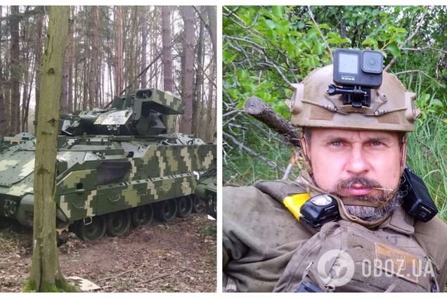 'Из лица вытащили обломки': Олег Сенцов во второй раз попал под обстрел на фронте и рассказал, что Bradley спас жизнь воинам. Фото