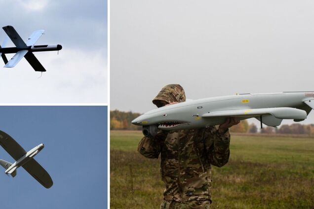 Украинские БПЛА 'Лелека', 'Гром' и Shark