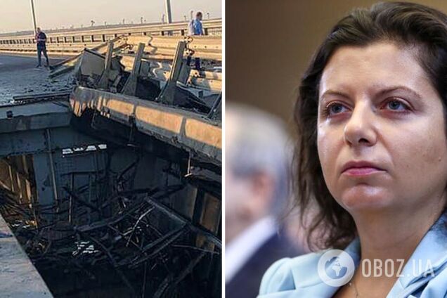 Пропагандистка Симоньян влаштувала істерику через вибухи в Криму і розмріялася про удар по Тауерському мосту