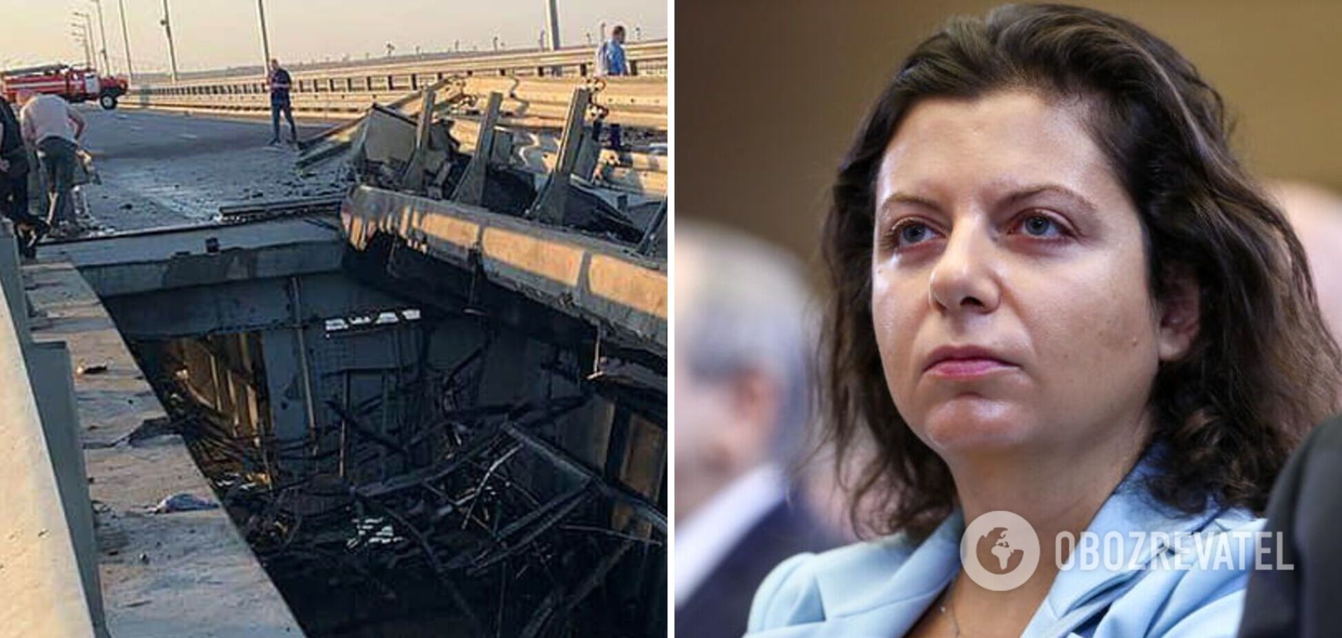 Пропагандистка Симоньян устроила истерику из-за взрывов в Крыму и размечталась об ударе по Тауэрскому мосту