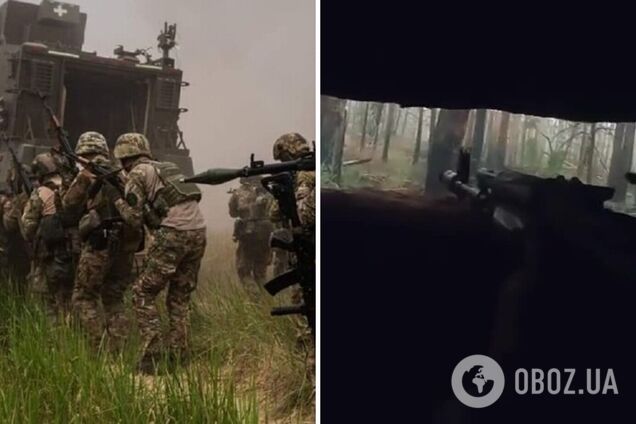 'Впевнена та професійна робота': Сирський показав кадри бою з окупантами під Кремінною. Відео