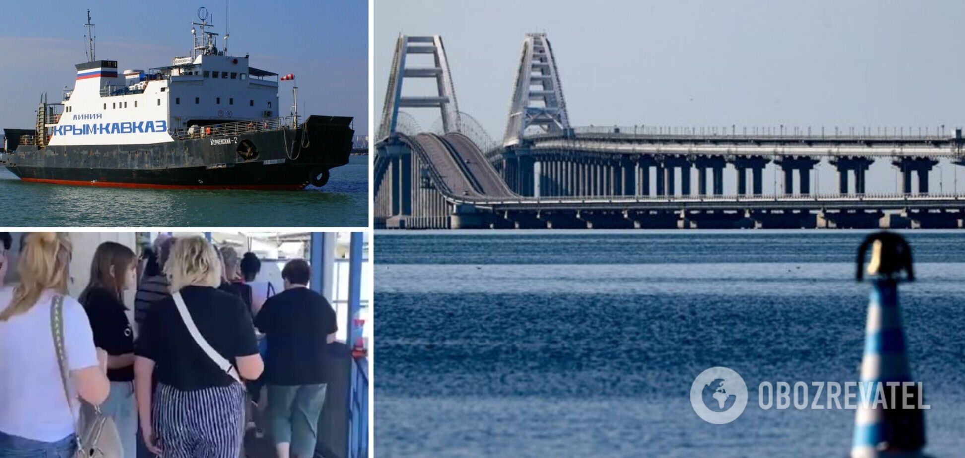 Россияне срочно бегут из Крыма, на переправе огромные очереди: что происходит на полуострове после подрыва моста