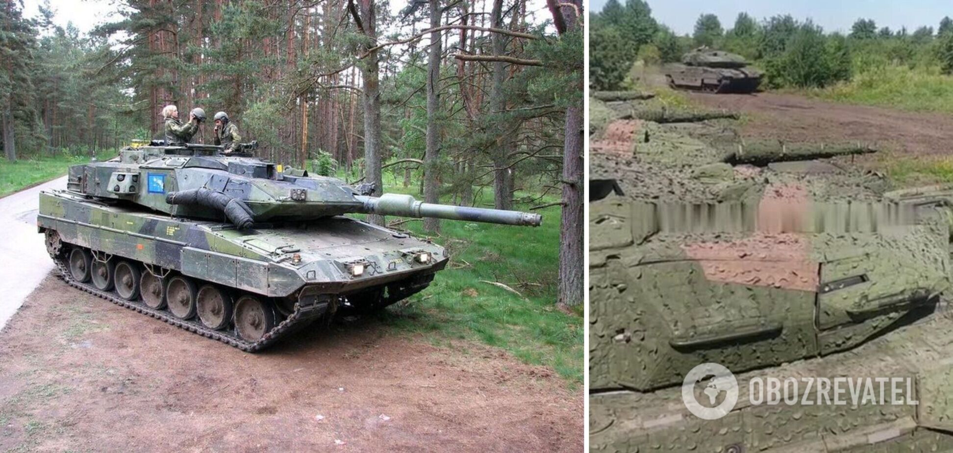 В Украине на передовой заметили шведские танки Stridsvagn 122, являющиеся аналогом Leopard 2: в чем из особенность. Видео