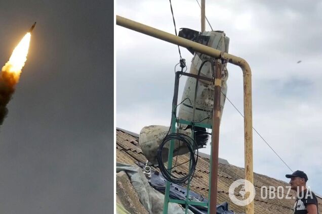 В Одесі після нічної атаки РФ з будинку дістали уламок ракети. Відео