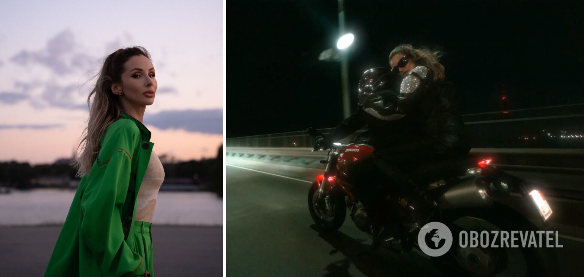 Попробовала себя в роли байкерши: LOBODA представила клип к новой украиноязычной песне SPOGADY о репутации. Видео