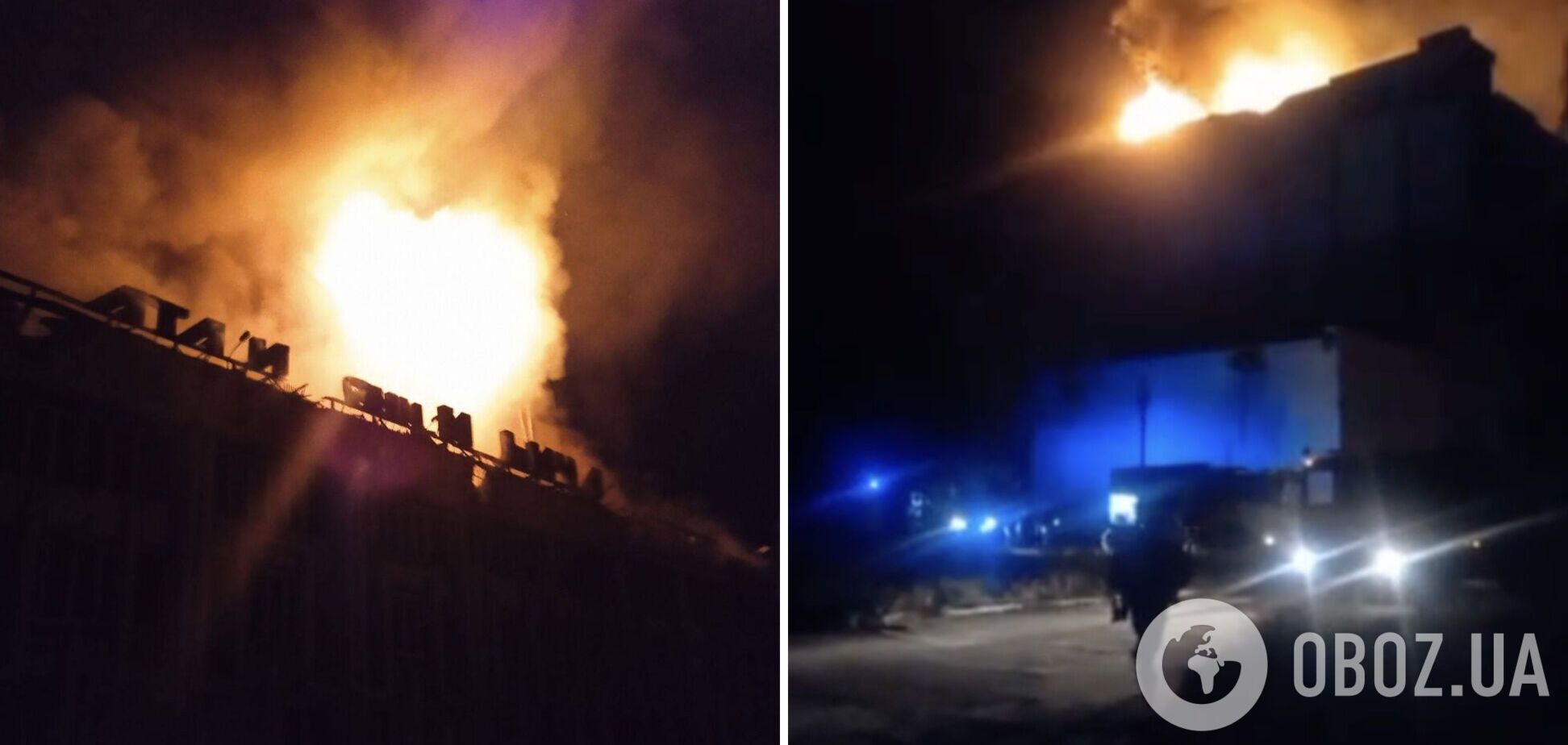 В окупованому Маріуполі пожежа: горить ПК Металургів. Фото і відео