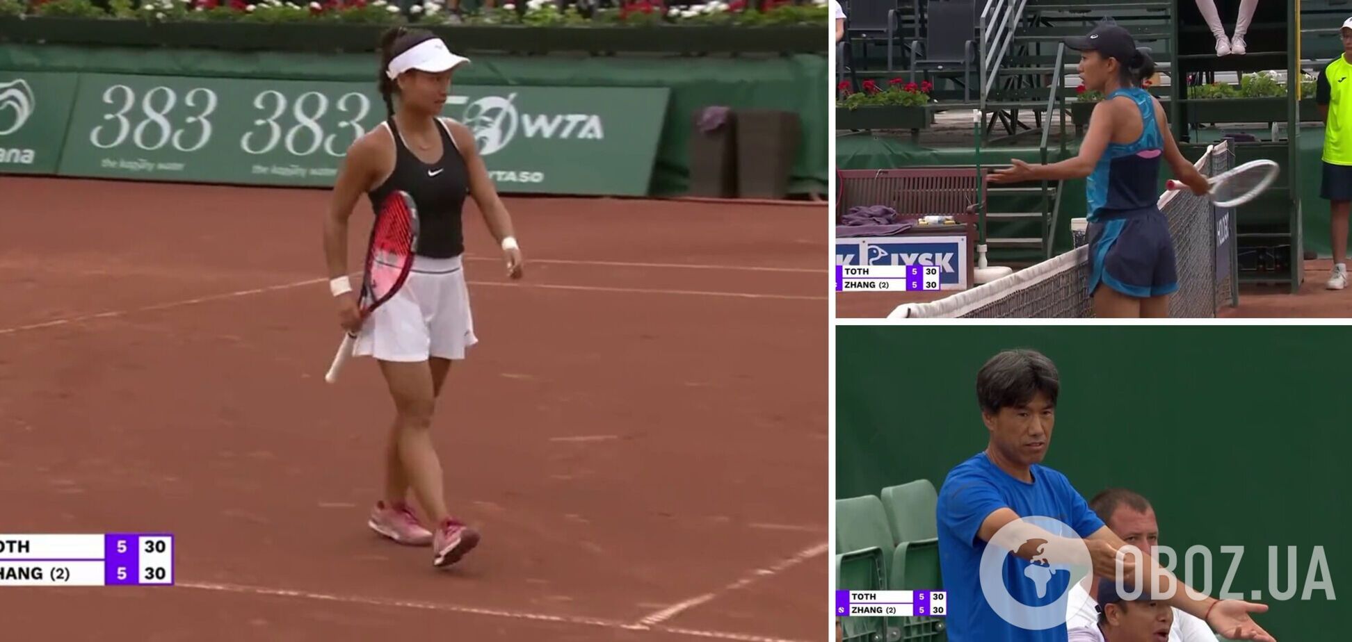 Мерзкий поступок венгерской теннисистки на турнире собрал 3 млн просмотров в Twitter. Видео