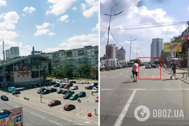 Подія сталась на Оболонському проспекті