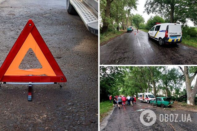 В результате ДТП травмы получили водитель и его пассажир